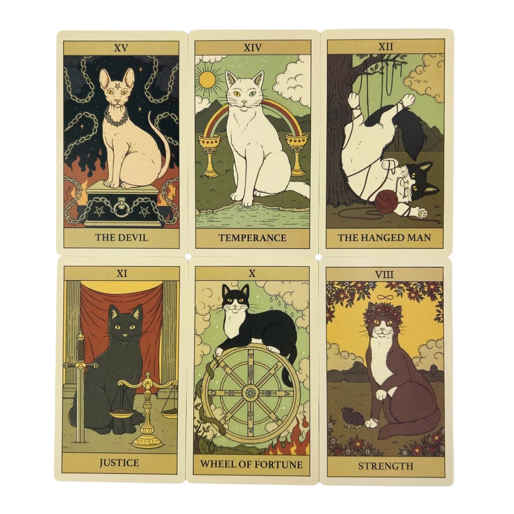 Cats Rule the Earth Tarot – 78-Card Deck for Cat Lovers & Tarot Fans